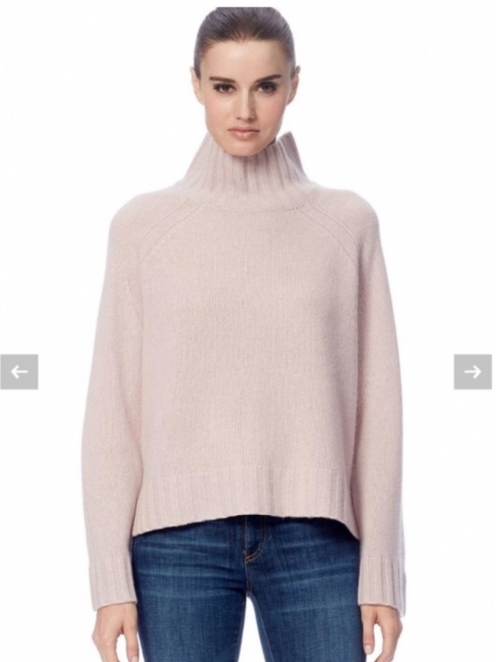 🩷 soooo soft cashmere mockneck in dusty pink 🩷